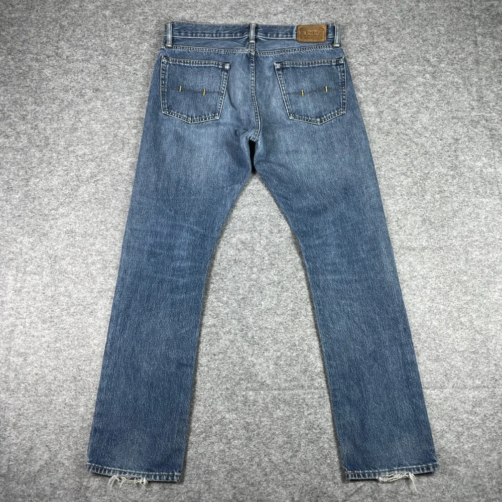 Polo Ralph Lauren Jeans Mens 33x32 Blue Authentic Dungarees Denim